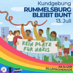 Kundgebung Rummelsburg bleibt Bunt - kein Platz für Nazis am 13. Juli 2025 ab 14:00 Uhr an der Zillepromenade