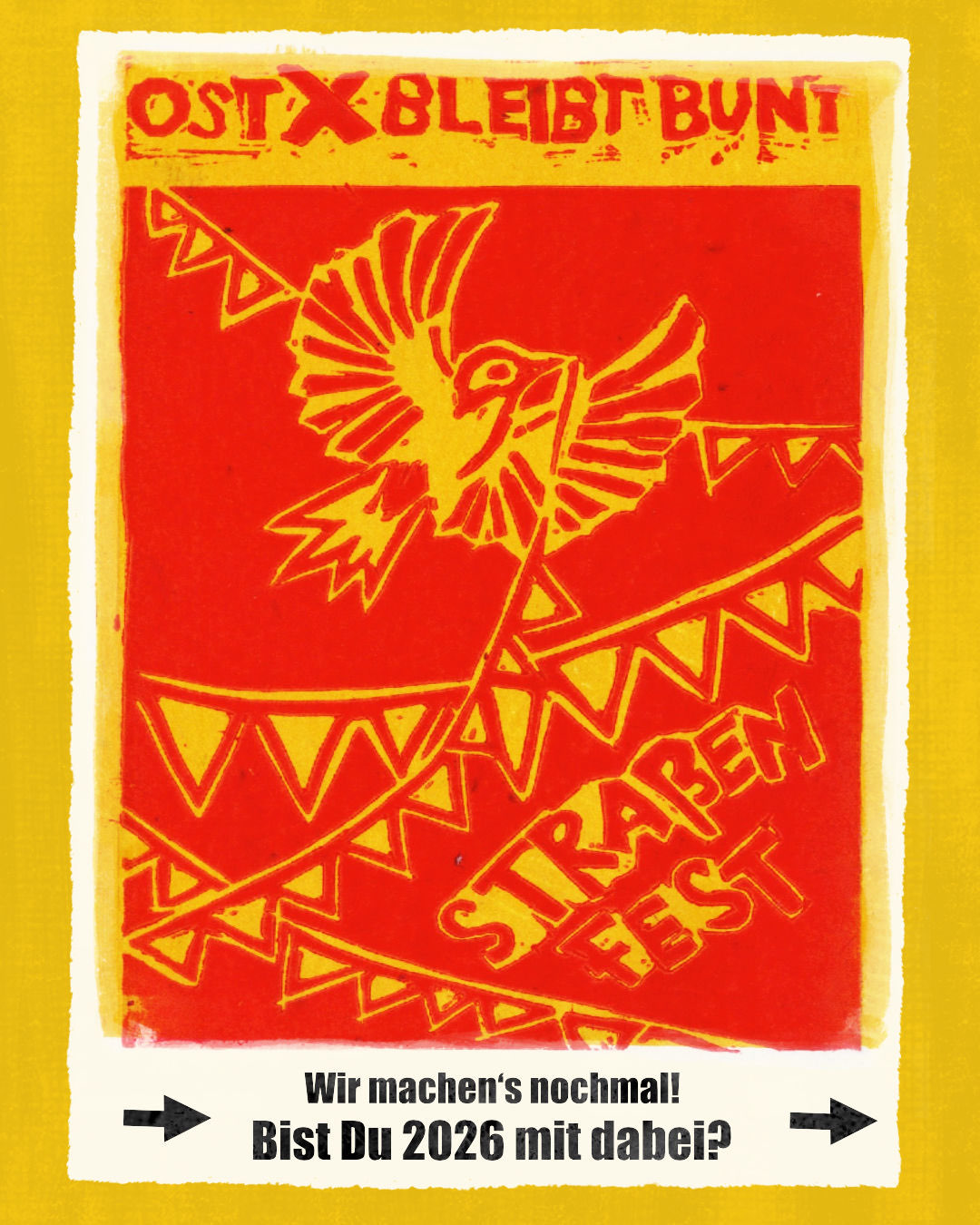 Ostkreuz bleibt Bunt - Straßenfest 2026 - Aufruf zum Mitmachen