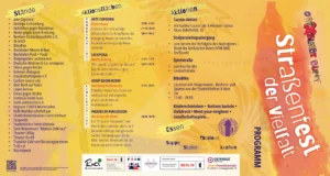 Straßenfest der Vielfalt 09. Mai 2026: Stände, Aktionsflächen, Aktionen und Essen