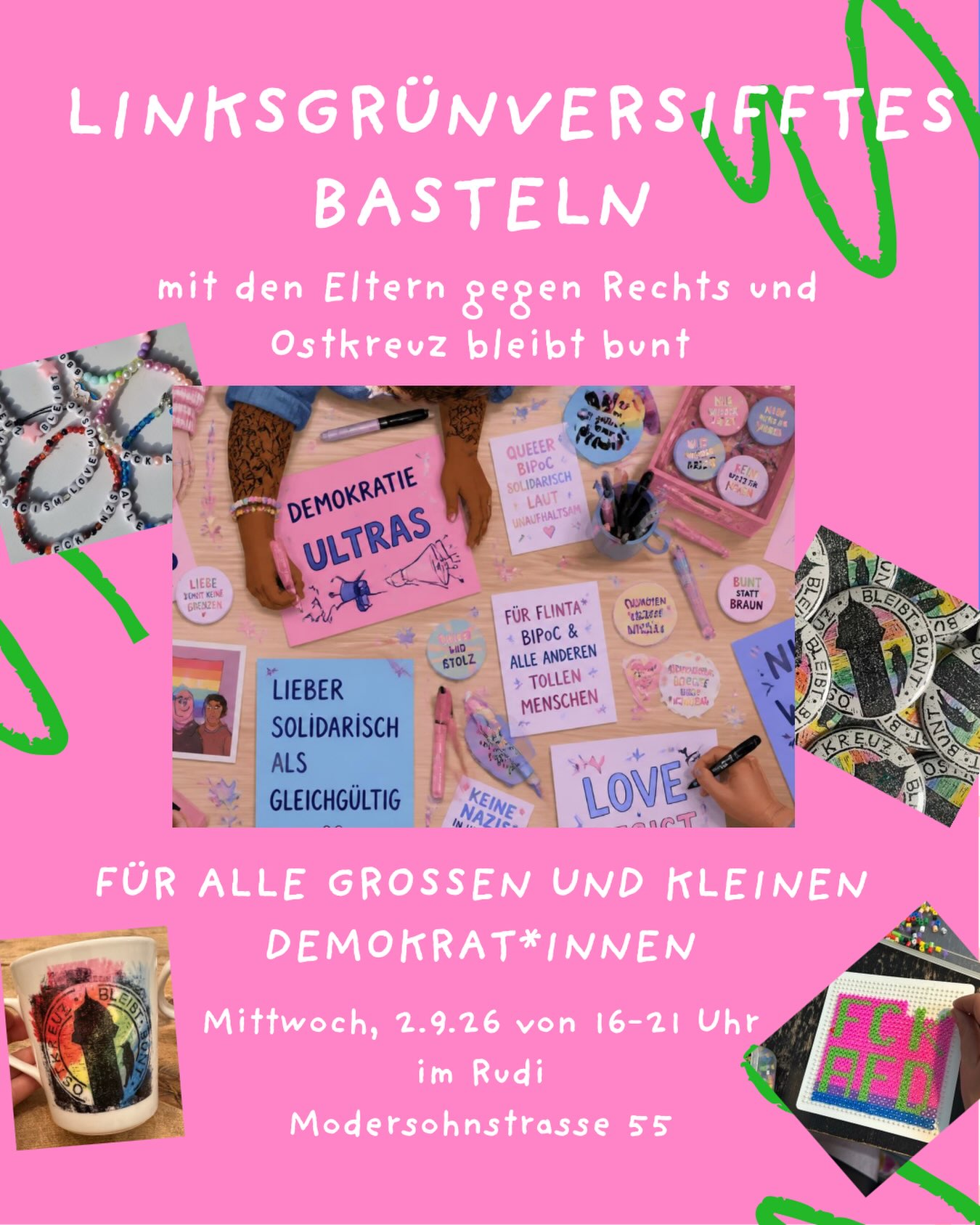 Linksgrünversifftes Basteln – 2.9.26